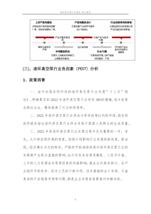 2023年液环真空泵行业分析报告及未来五至十年行业发展报告.docx