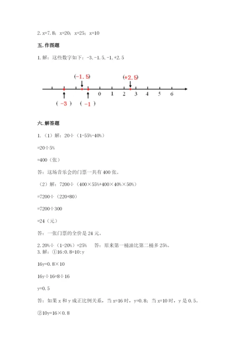 甘肃省小升初数学期末测试卷ab卷.docx