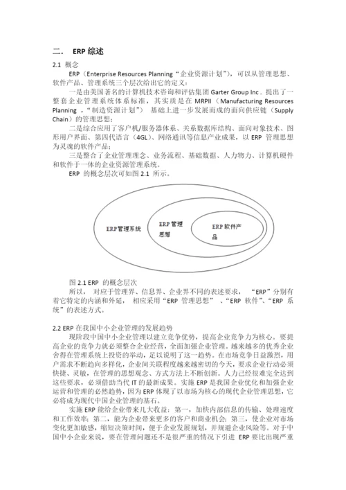 安徽大学企业资源规划论文.docx