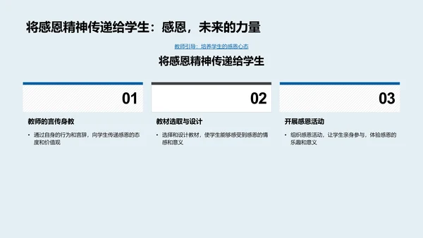 感恩教育讲座PPT模板