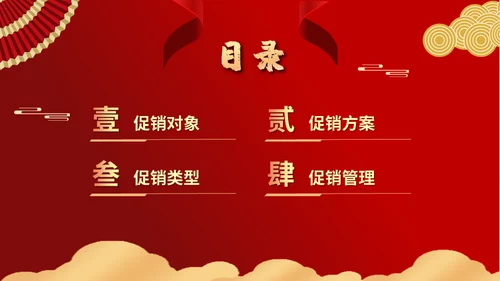新春年节货庙会通用PPT模板