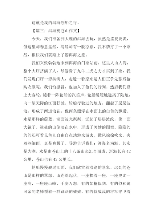 洱海作文600字0.docx