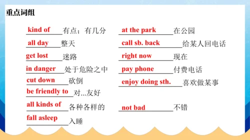 【单元整合】人教版七年级下册期末单元复习unit5-unit8 课件(共32张PPT)