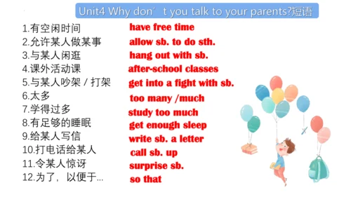 专题02 Unit 3-4 复习课件【考点串讲】-八年级英语下学期期中考点大串讲（人教版）