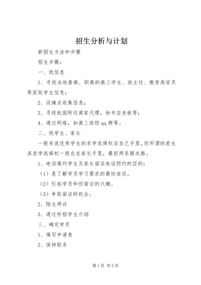 招生分析与计划 (2).docx