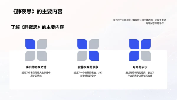 李白诗歌教学课PPT模板