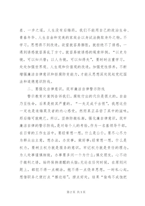 廉政警示教育片观后心得体会 (2).docx