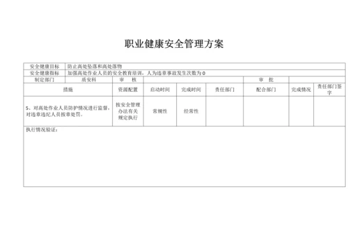 施工单位职业健康安全管理方案.docx