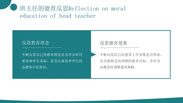 青绿色简约实拍风德育班主任培训PPT模板班主任班主任培训