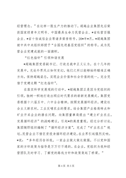 民营企业党建事迹材料.docx