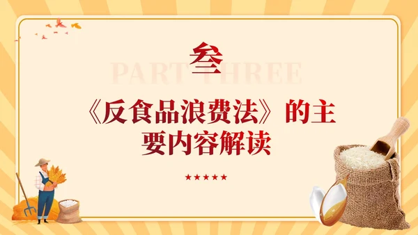 中华人民共和国反食品浪费法学习课件PPT党建