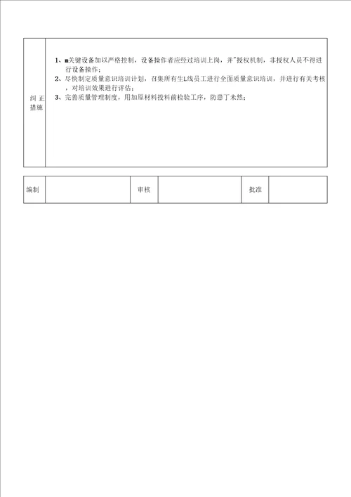 月度不良质量成本统计分析报告文案