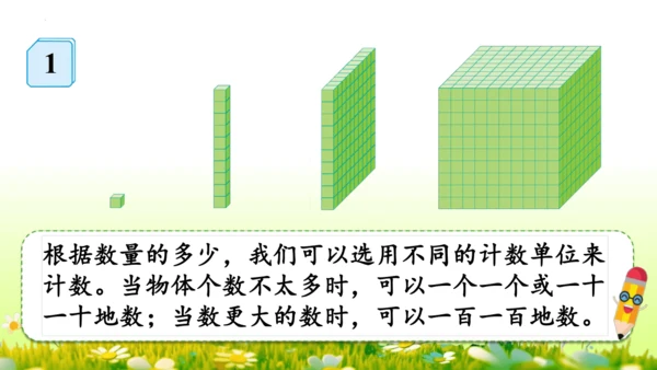 1.1000以内数的认识（课件）-二年级下册数学人教版(共4课时 109张PPT)