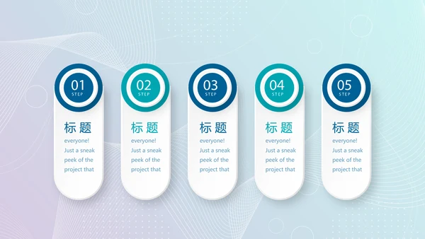 蓝色信息化教学设计与微课教学创新动态PPT模板
