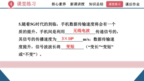 九年级全一册物理同步精品课堂（人教版）21.2《电磁波的海洋》（同步课件） 22页ppt