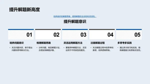 高考数学提分法PPT模板