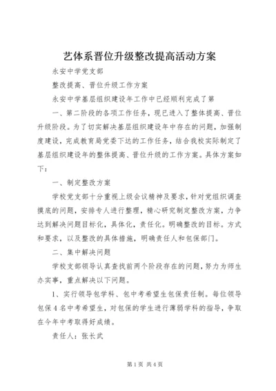 艺体系晋位升级整改提高活动方案 (3).docx