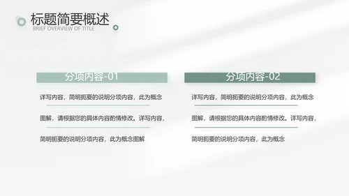 简约高端工作总结汇报商务动态PPT模板