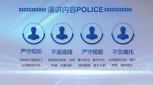 扫黑除恶弘扬正气公安警察动态PPT