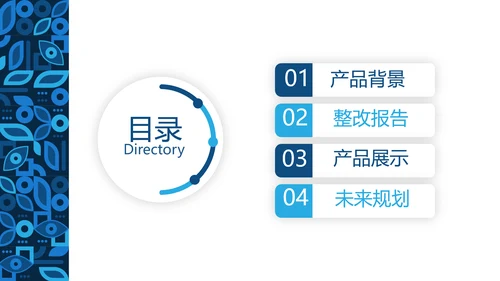 蓝色科技网络信息化科技产品介绍动态PPT