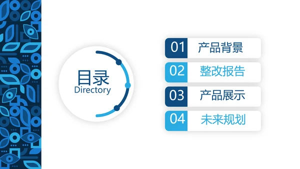 蓝色科技网络信息化科技产品介绍动态PPT