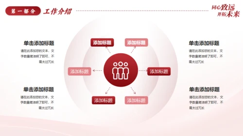 同心致远开拓未来新征程工作总结通用PPT模板