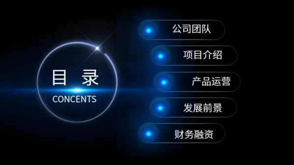 全球视野商业计划通用PPT模板