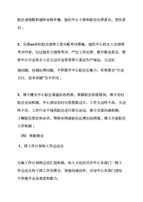 活动专项方案之班组团队建设专项方案.docx