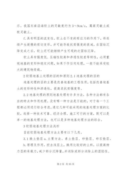 软弱地基处理方法选择探讨.docx