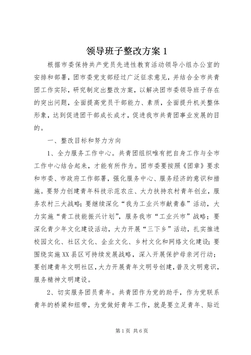 领导班子整改方案1.docx