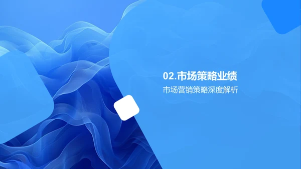 营销部年度工作报告PPT模板