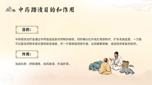 浅色古风国粹中医的特色疗法PPT模板宣传PPT动态PPT