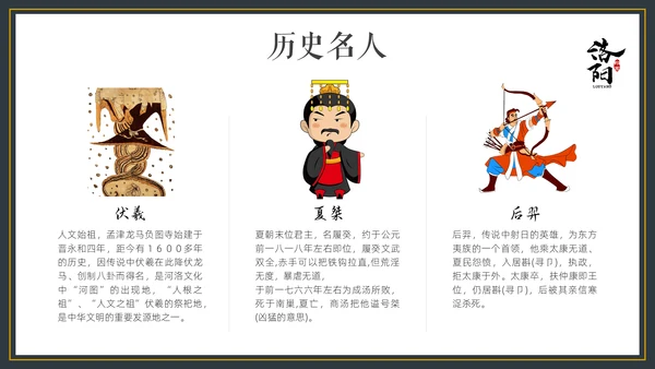 古都洛阳乐山大佛通用PPT模板