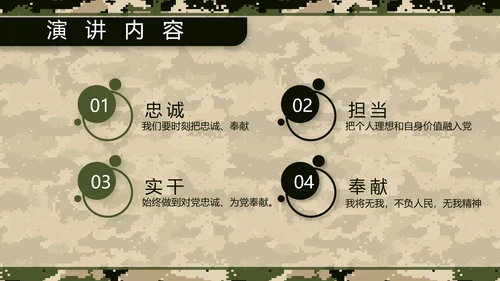迷彩风部队军事工作总结汇报动态PPT