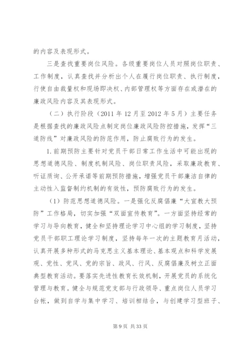 市卫生局廉政风险防范管理现场会筹备方案.docx