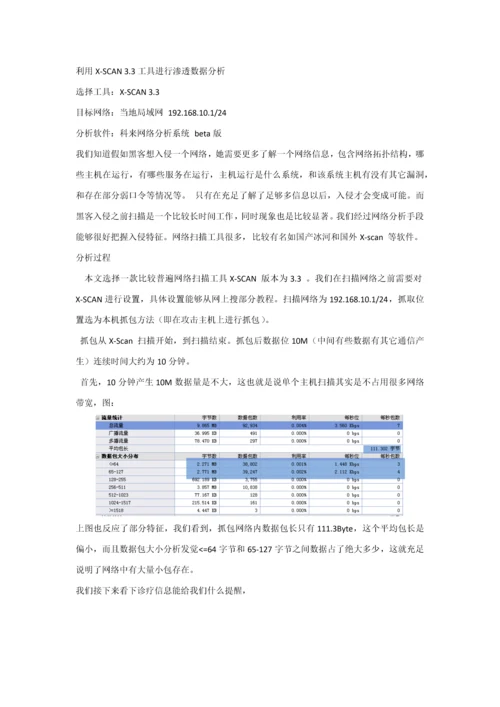 利用XSCAN工具进行渗透的数据分析解决专项方案.docx