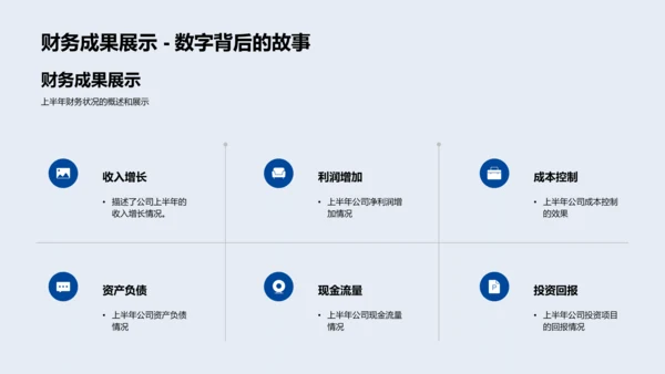 财务策略半年报告