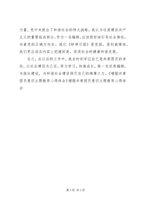 增强共青团员意识主题教育心得体会 (5).docx