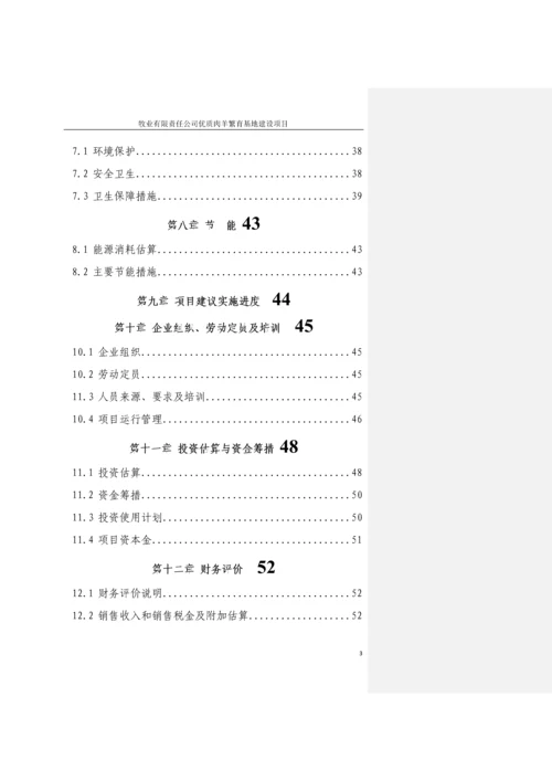 2017牧业有限责任公司优质肉羊繁育基地建设项目可行性研究报告.docx