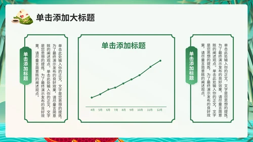 绿色中国风端午节日策划通用PPT模板