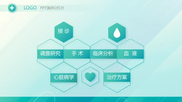 绿色智慧医院信息化建设年终工作总结PPT动态