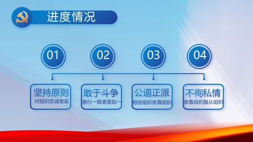 大气党风廉政建设工作总结动态PPT