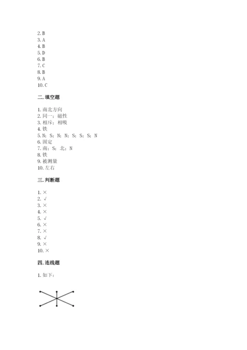教科版二年级下册科学期末测试卷附参考答案【培优a卷】.docx