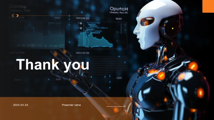 橙色科技风IT互联行业人工智能研究报告PPT主题