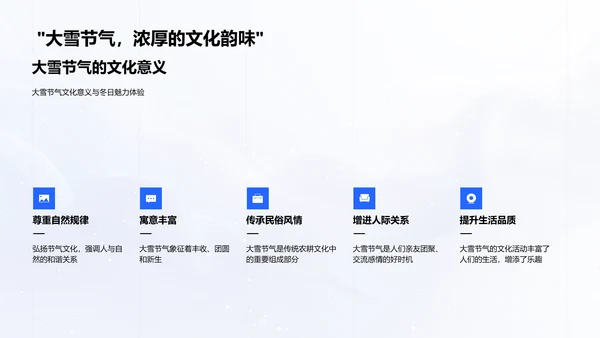 大雪节气文化教学PPT模板