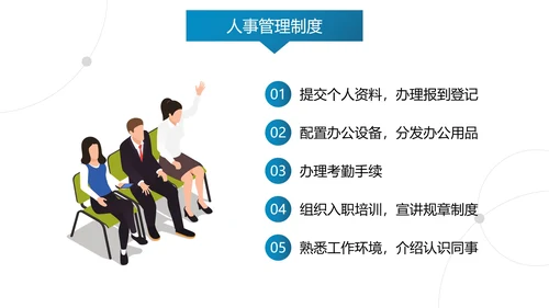 多色流体几何渐变企业部门管理制度培训讲座PPT模板