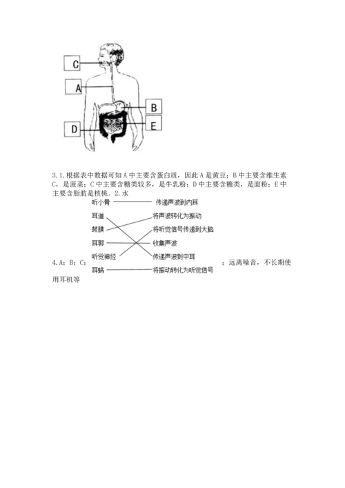 教科版科学四年级上册期末测试卷审定版.docx