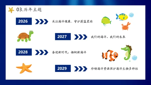海底世界保护海洋生物世界海洋日通用PPT模板