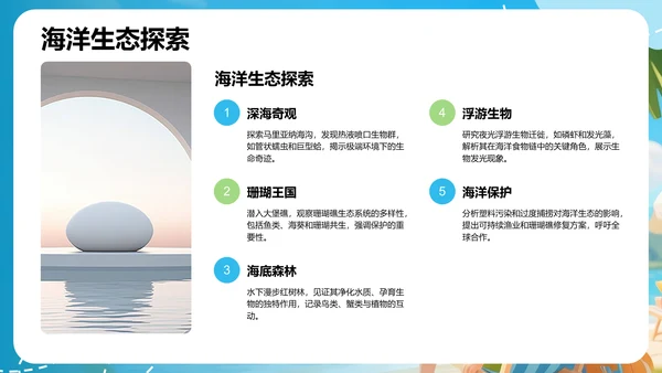 蓝色3D卡通风旅行计划PPT主题