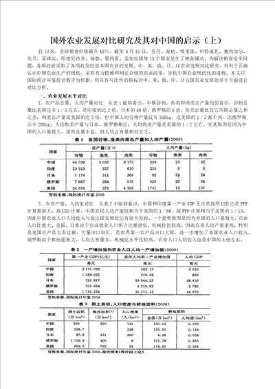 国外农业发展对比研究及其对中国的启示.01